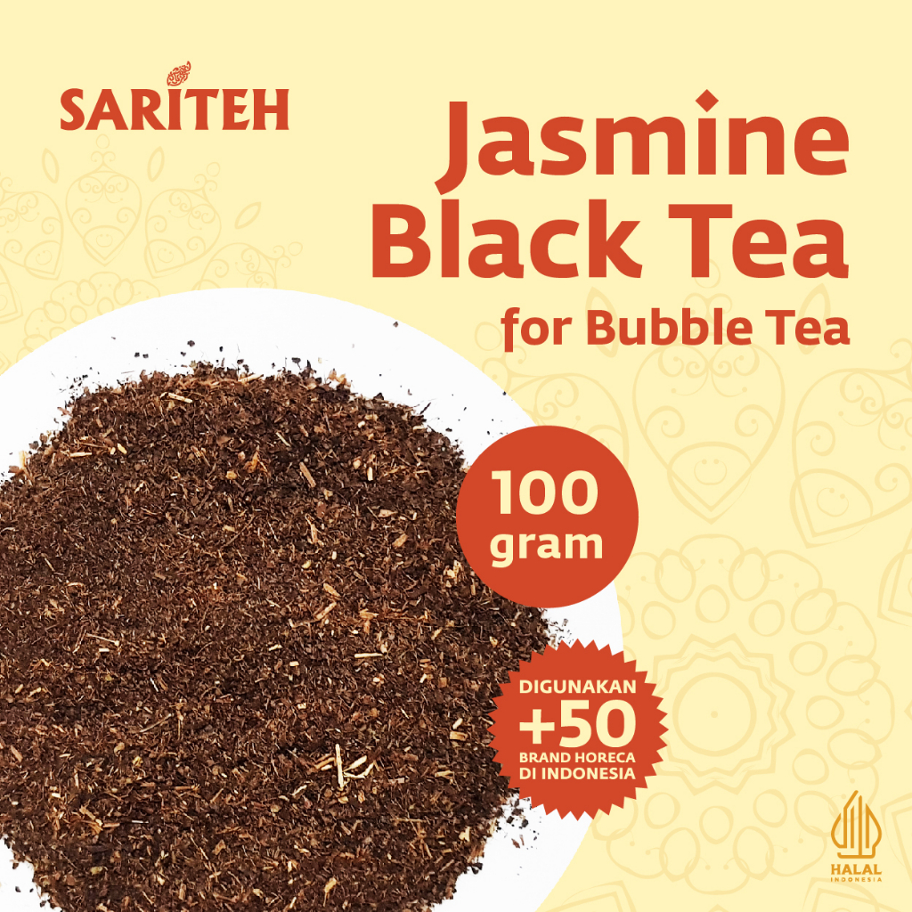 Jual Premium Jasmine Black Tea for Bubble Tea Shop, Gerai Es Teh, Kedai