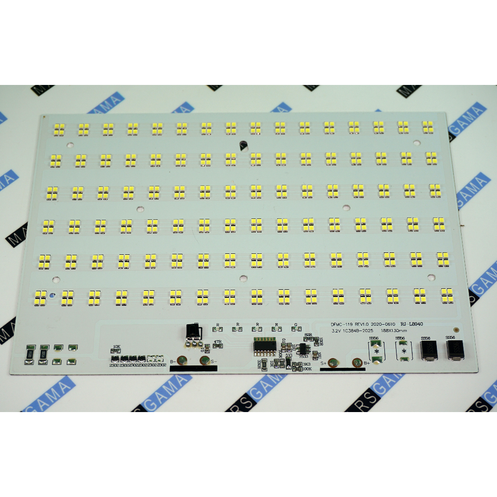 Jual PCB papan Led SMD input 3.7v - 4.2v 18650 DIY lampu emergency ...