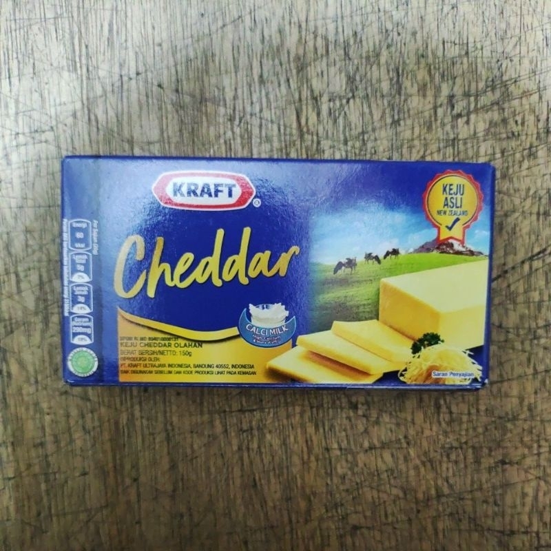 Jual Keju Kraft Cheddar 165gr | Shopee Indonesia