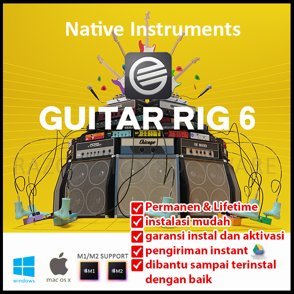 Jual Native Instruments Guitar Rig 6 Pro [windows mac m1 m2] Shopee