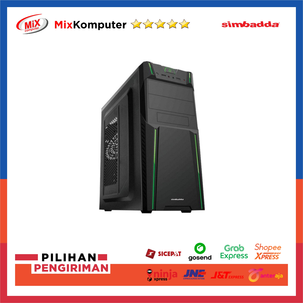 Jual Casing PC Simbadda Sim V 3145 - Included PSU 380W | Shopee Indonesia