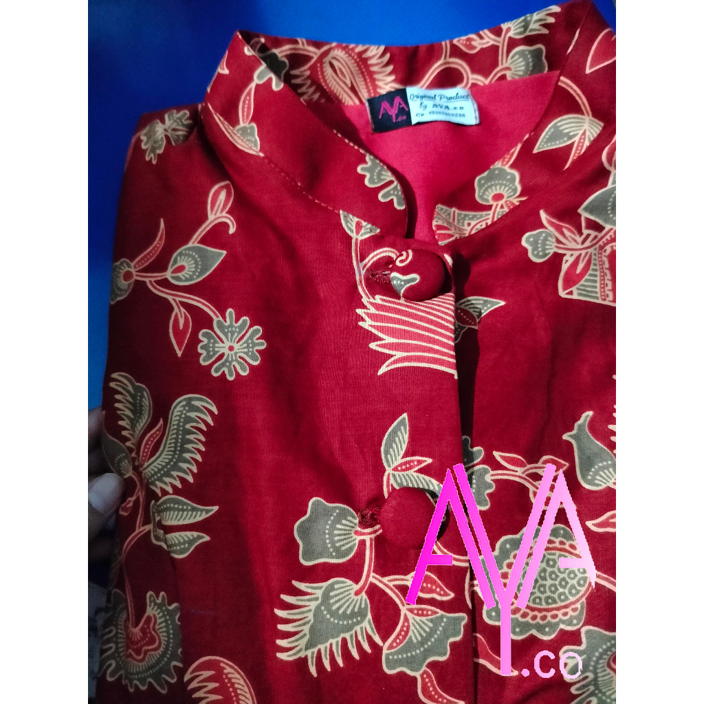 Jual Seragam Batik Dharma Wanita Persatuan DWP full furing free masker ...