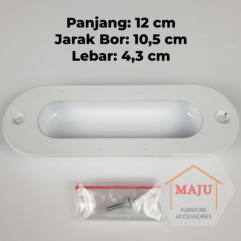 Jual Handle Tanam Sliding 96 Oval Minimalis Kom Putih Hitam Cokelat ...
