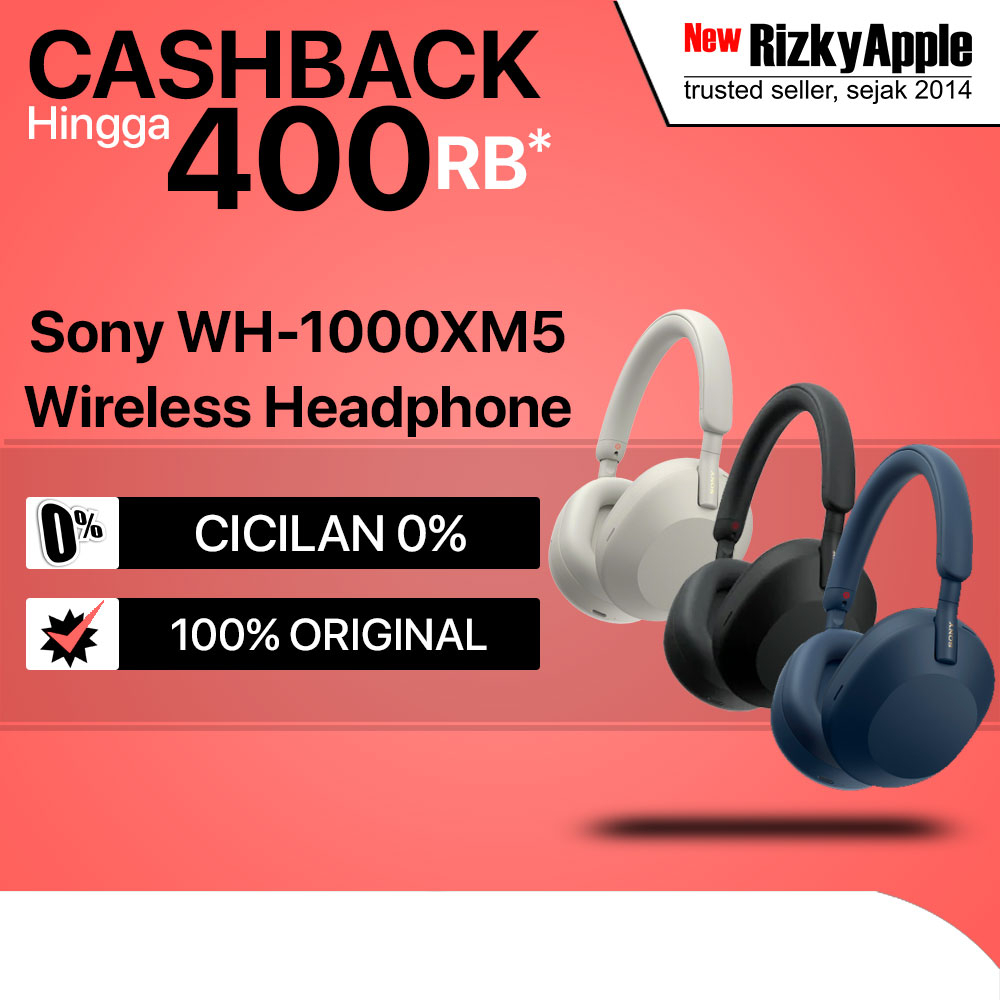Jual Headphone Sony WH1000XM5 Wireless Headphone with Active Noise