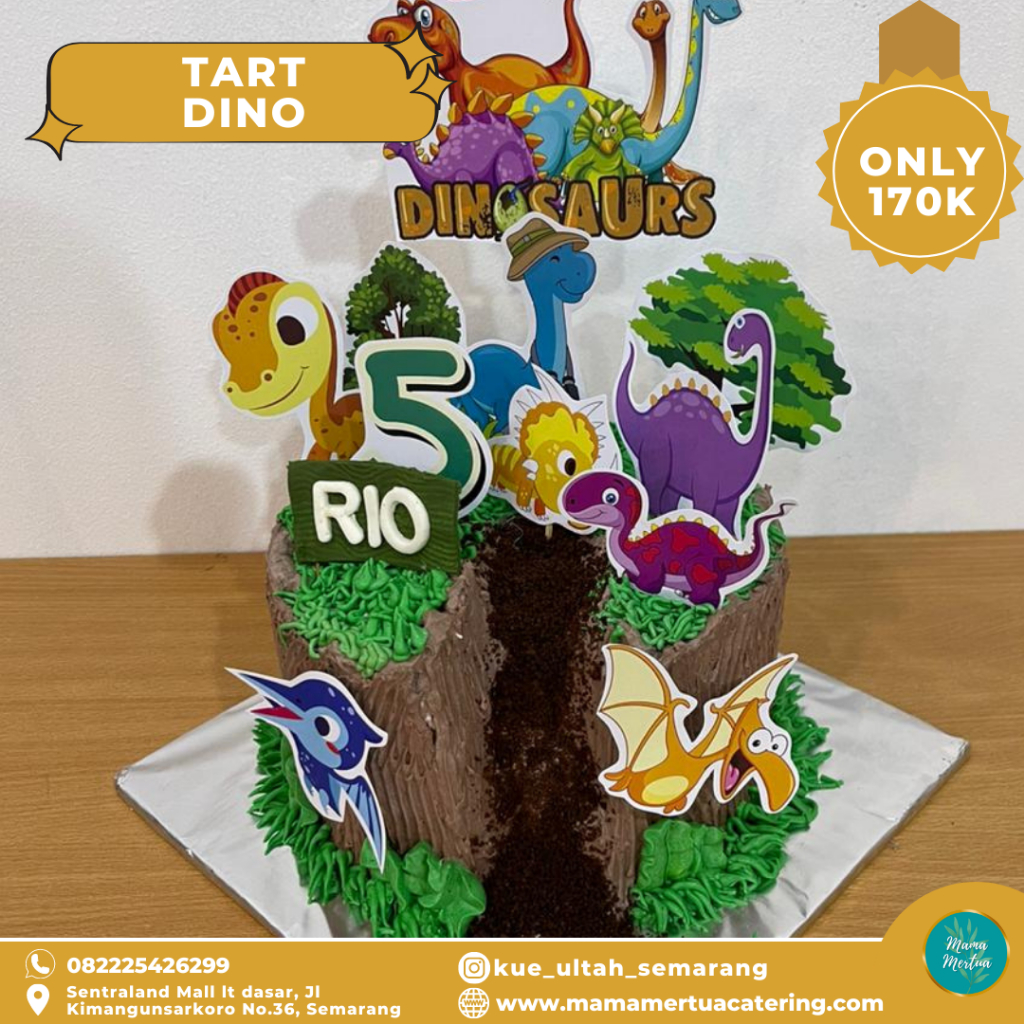 Jual Kue Ulang Tahun Dinosaurus Kue Ultah Dinosaurus | Shopee Indonesia