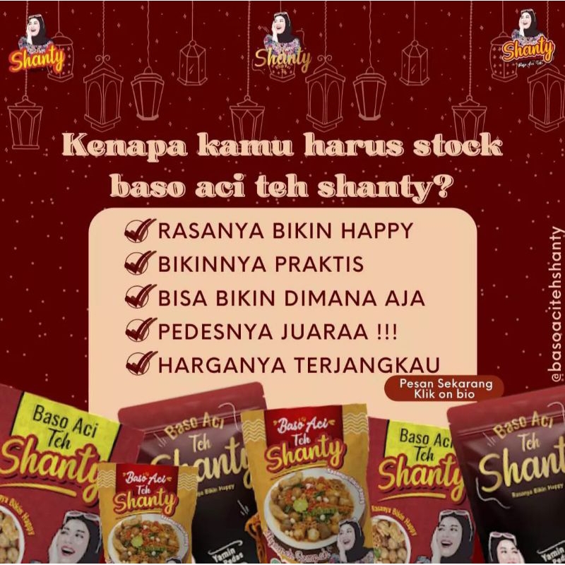 Jual Baso Aci Teh Shanty Original Baso Aci Tulang Rangu Khas Garut