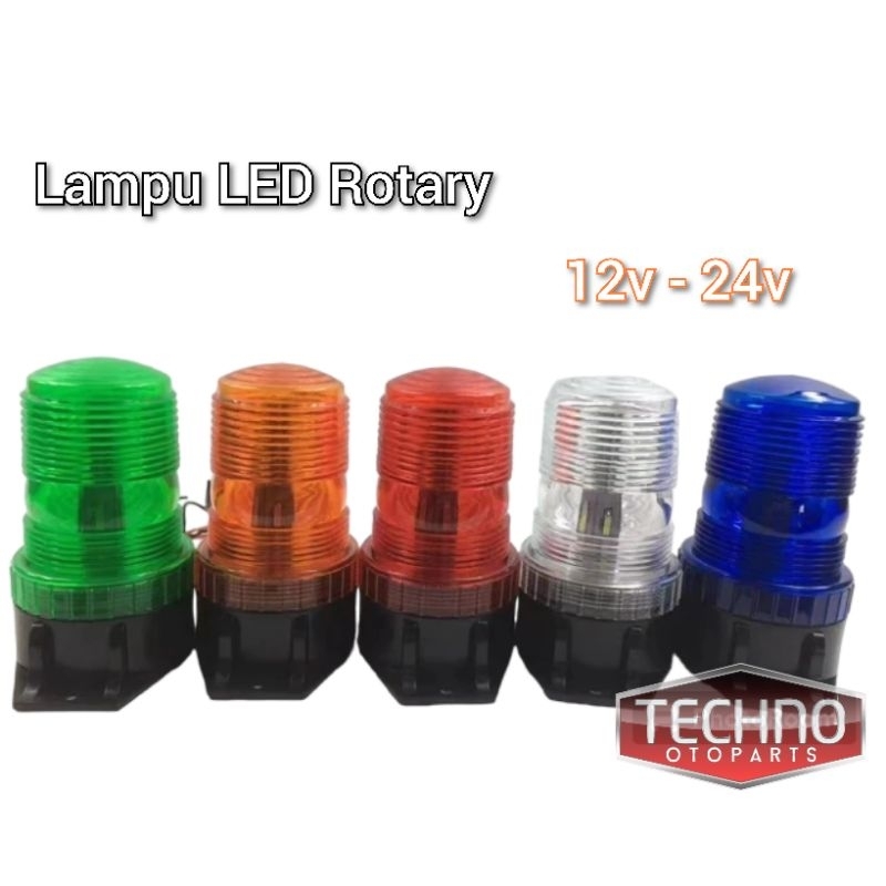 Jual Lampu Led Emergency Blitz Rotary Mini Rotari Magnet DC 12V-24V ...