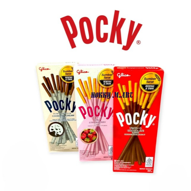 Jual GLICO POCKY MINI 19gr Snack cemilan pocky HALAL / pocky strawberry ...