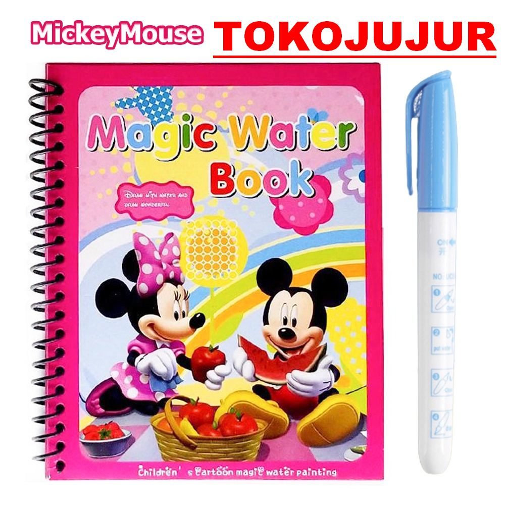 Jual TOKOJUJUR Magic Water Book Drawing Buku Ajaib Buku Mewarnai Anak ...