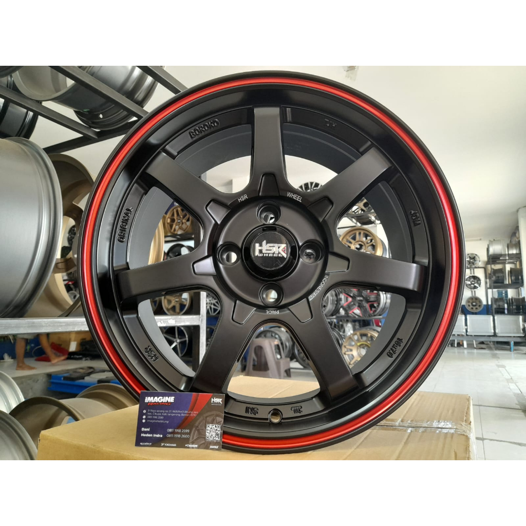 Jual Velg Mobil Racing Ring X Cocok Untuk Brio Yaris Mirage Lancer