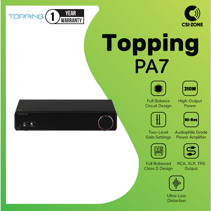 Jual Topping PA7 Audiophile High Performance Power Amplifier | Shopee