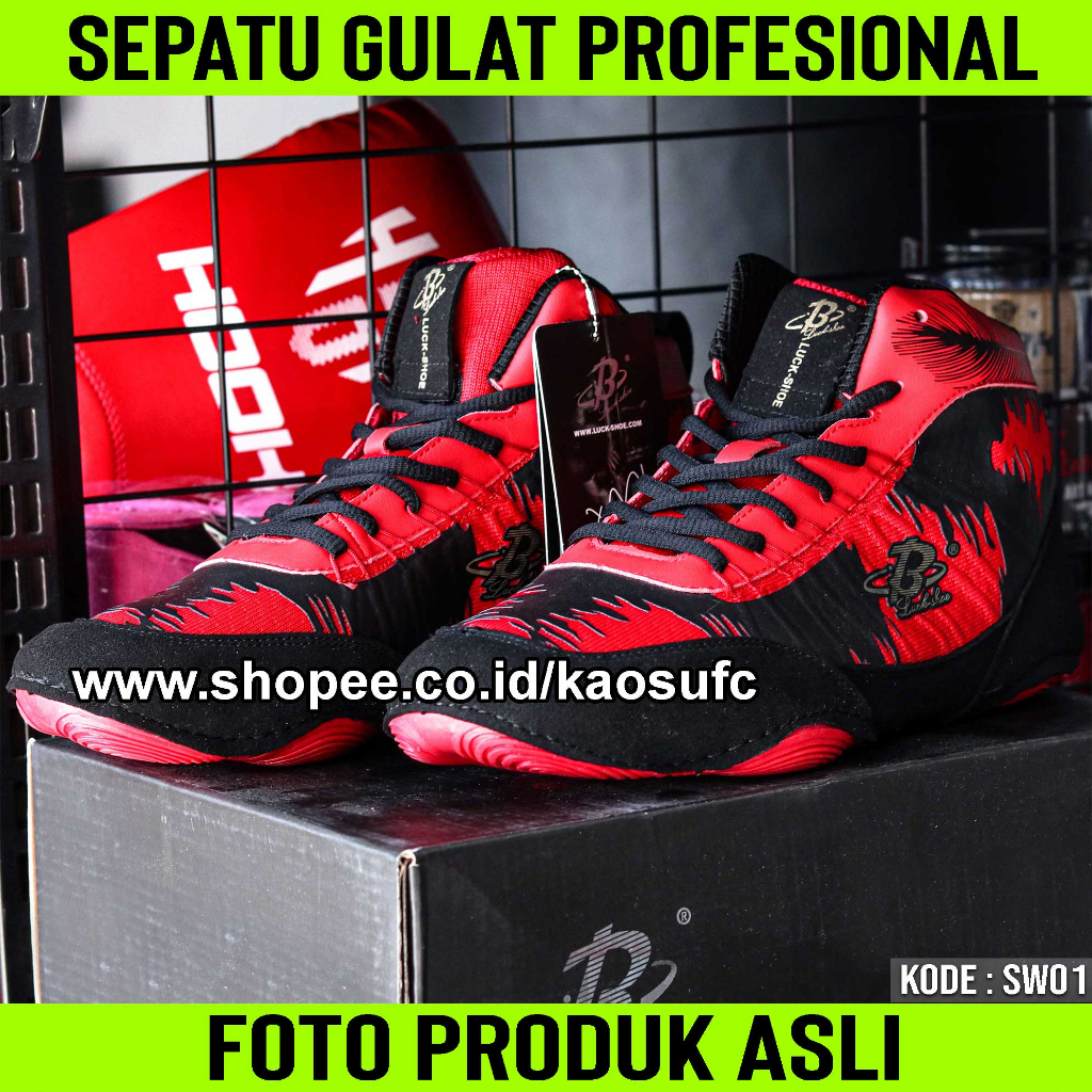 Jual Sepatu Gulat SW01 Wrestling Shoes Sepatu Wrestling Shopee Indonesia