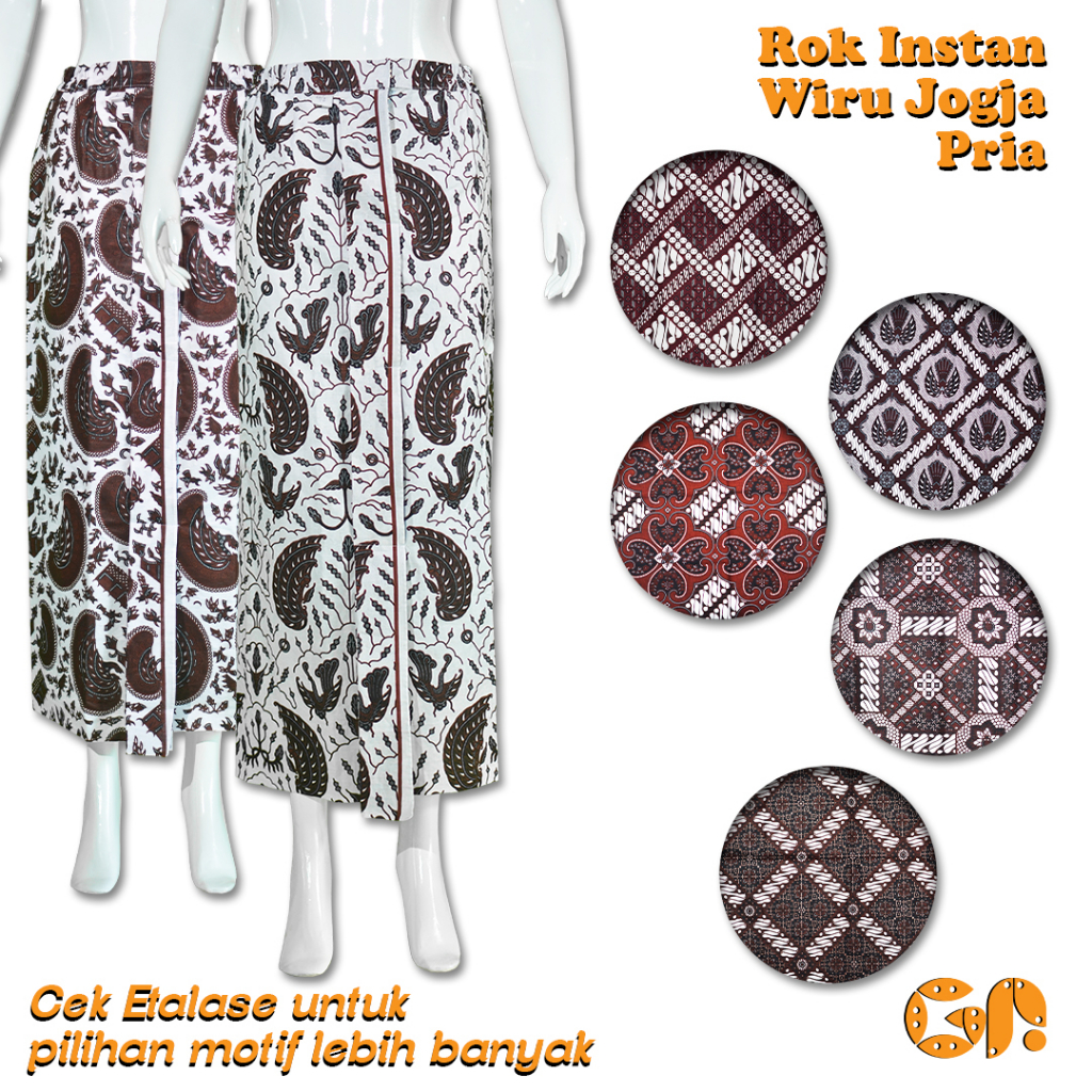 Jual Rok Jarik Wiru Jogja Pria Dewasa Rok Instan Pakaian Adat Jawa ...