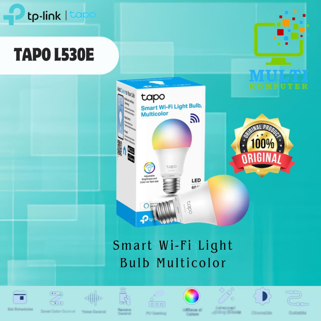 TP-Link - Tapo L530 LED bulb produces up to 806 lumens