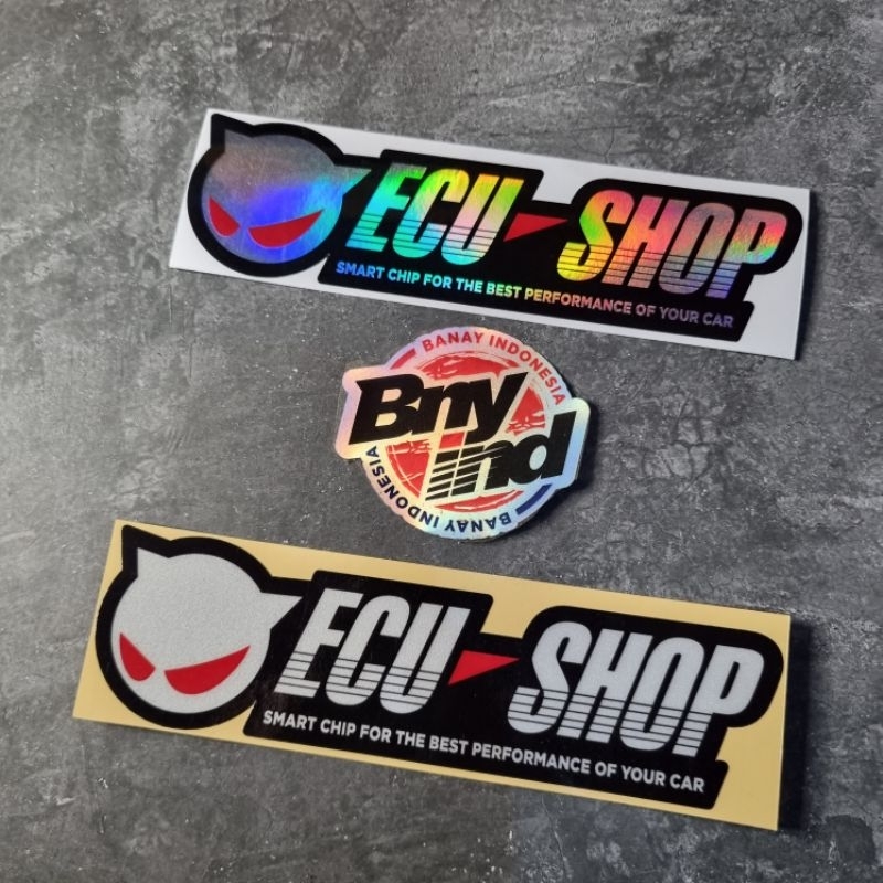 Jual Sticker Stiker ECU SHOP Princutt | Shopee Indonesia