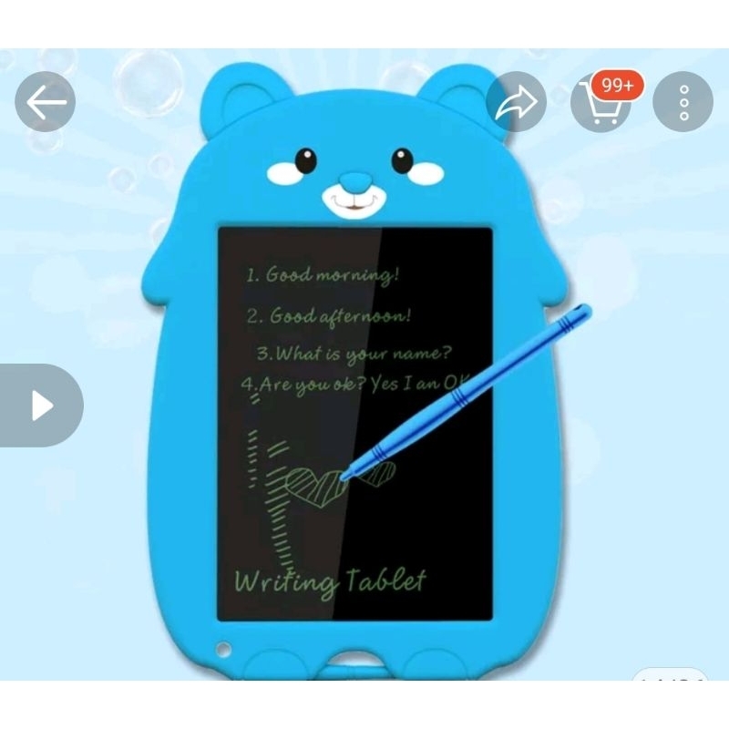 Jual Drawing Tablet / Papan menggambar anak bisa dihapus lagi / writing