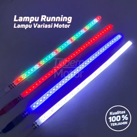 Lampu Alis Rgb Running Flexyble Led Kolong 30 Cm Speedometer 12 V 24 V Variasi Motor Mobil Truk