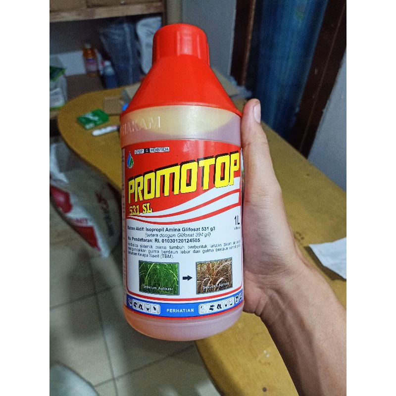 Jual Herbisida Promotop 531 Sl 1 Liter Racun Rumput Sistemik