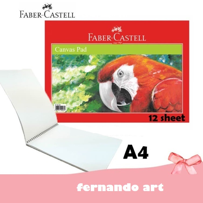 Jual Canvas Pad Faber Castell Buku Gambar Bahan Canvas Ukuran A4