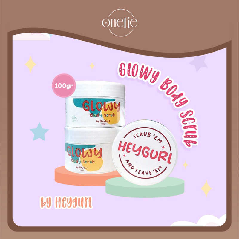 Jual HeyGurl Glowy Body Scrub 100gr Scrub Lulur Badan