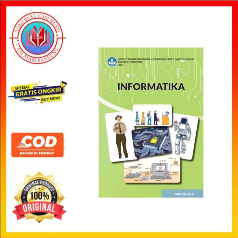 Jual Buku Informatika Untuk SMA Kelas X Kurikulum Merdeka | Shopee ...