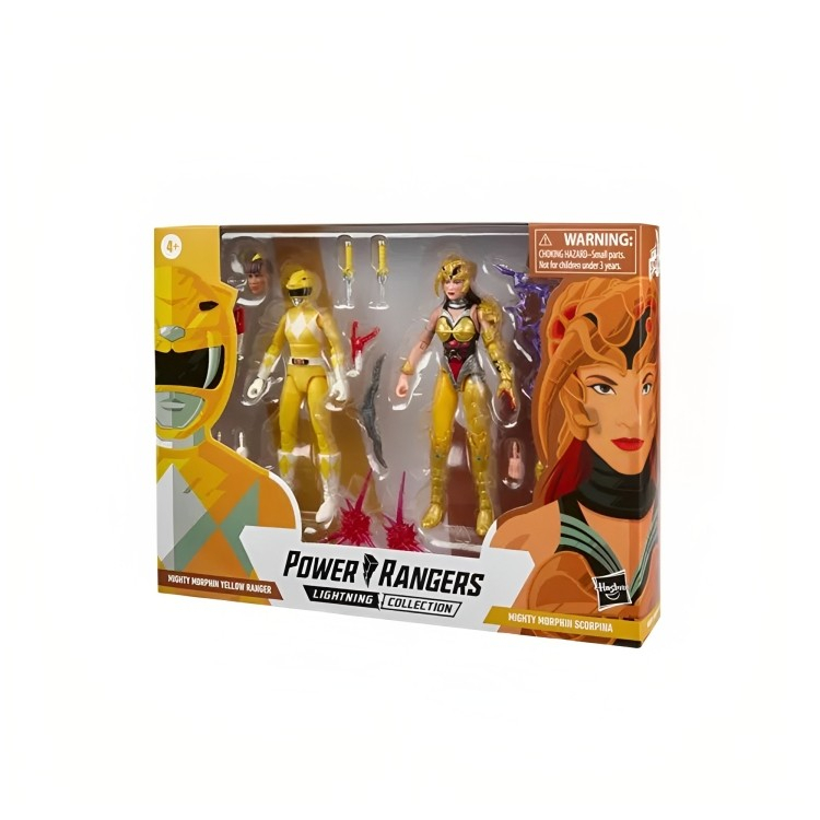 Jual Hasbro Power Rangers Yellow Ranger vs Scorpina 2-Pack | Shopee ...