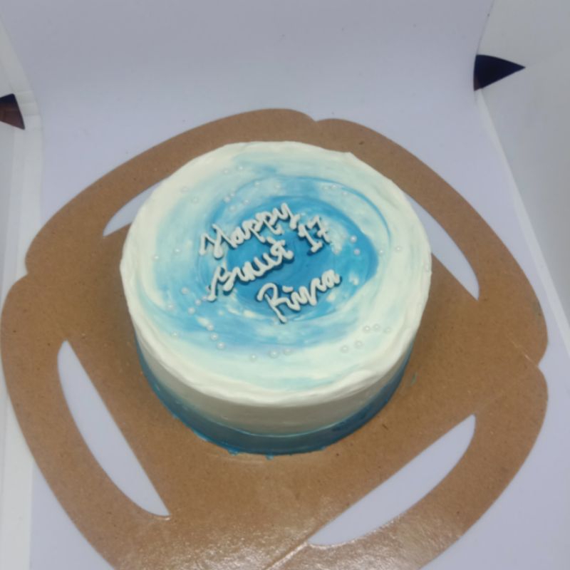 Jual Korean Mini Birthday Cake ukuran 12cm by Annira Cake Shopee