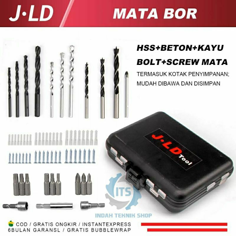 Jual Jld Mata Bor Set Besi Hss Mata Bor Kayumata Bor Beton Tembok