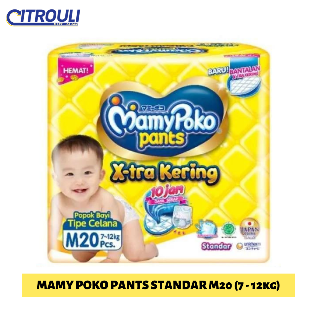Jual MAMY POKO PANTS STANDAR M20 (7 12kg) Shopee Indonesia