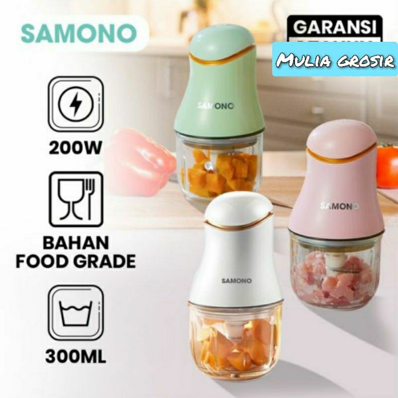 Jual Chopper Samono Food Chopper SW 099 300ml Gelas Kaca | Shopee Indonesia