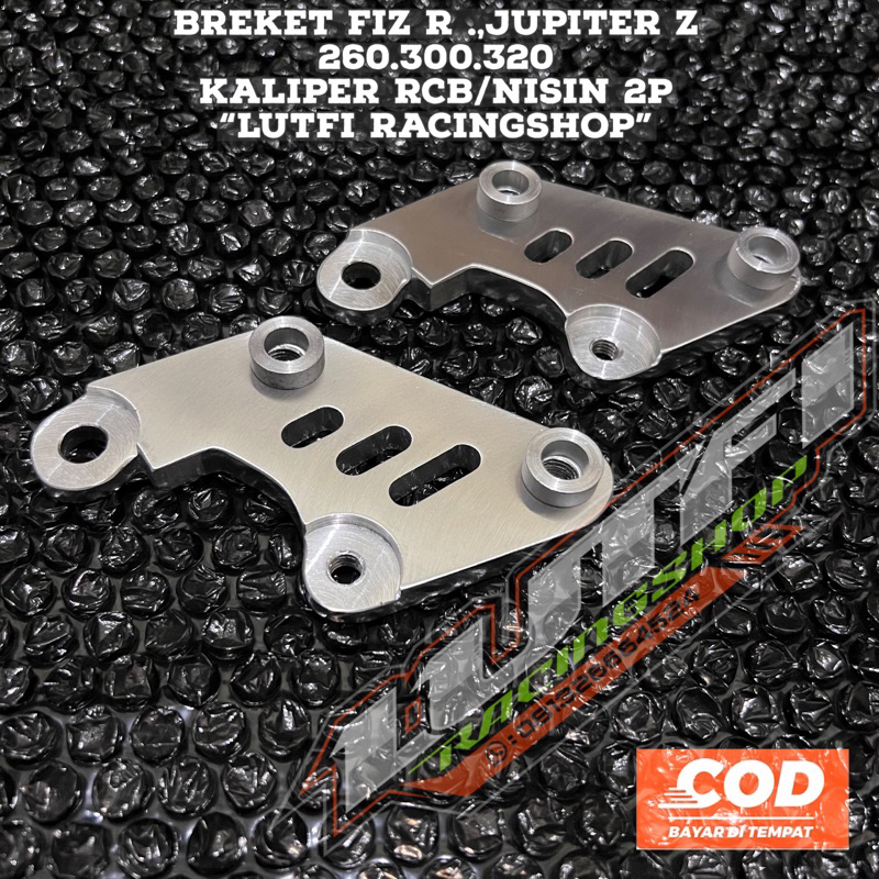 Jual breket kaliper cnc RCB Nissin samurai 2P buat shock Fiz R / KYB ...