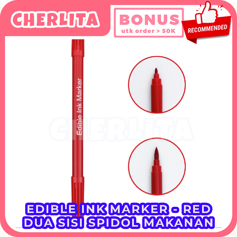 Jual Food Pen Food Colouring Pen Edible Ink Marker Spidol Makanan ...