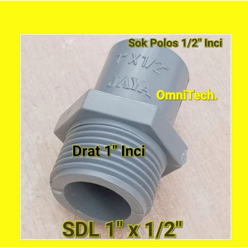 Jual Valve Socket Sock Sok Drat Luar Sdl X Pvc Jaya X Shopee Indonesia