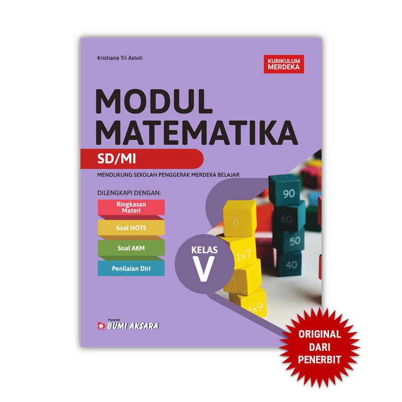 Jual Modul Matematika Kelas V SD MI Kurikulum Merdeka Bumi Aksara ...