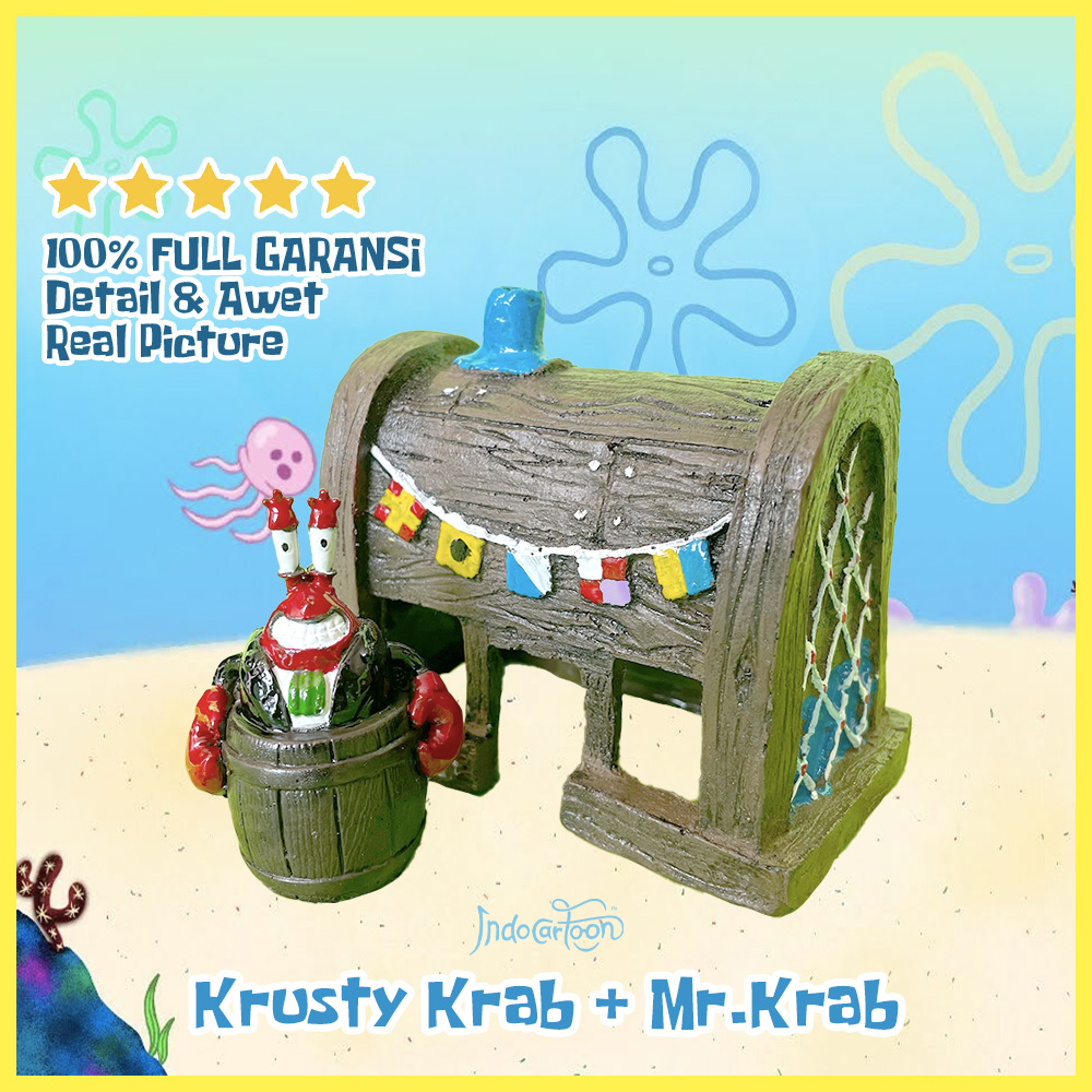 Jual Rumah Spongebob Squidward Patrick Sahabat Bikini Bottom Hiasan