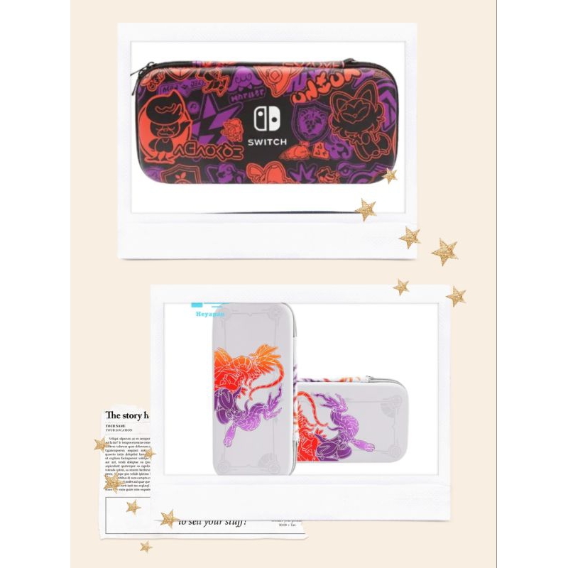 Jual Pouch Nintendo Switch OLED v2 v1 Pokemon Scarlet Violet Tas Case ...