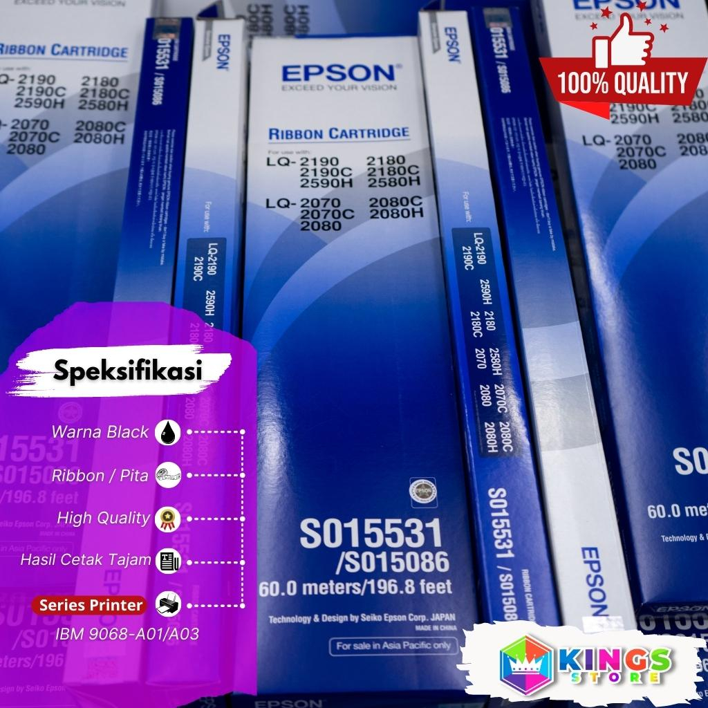 Jual Ribbon Cartidge LQ2190 Epson Original - Hitam | Shopee Indonesia