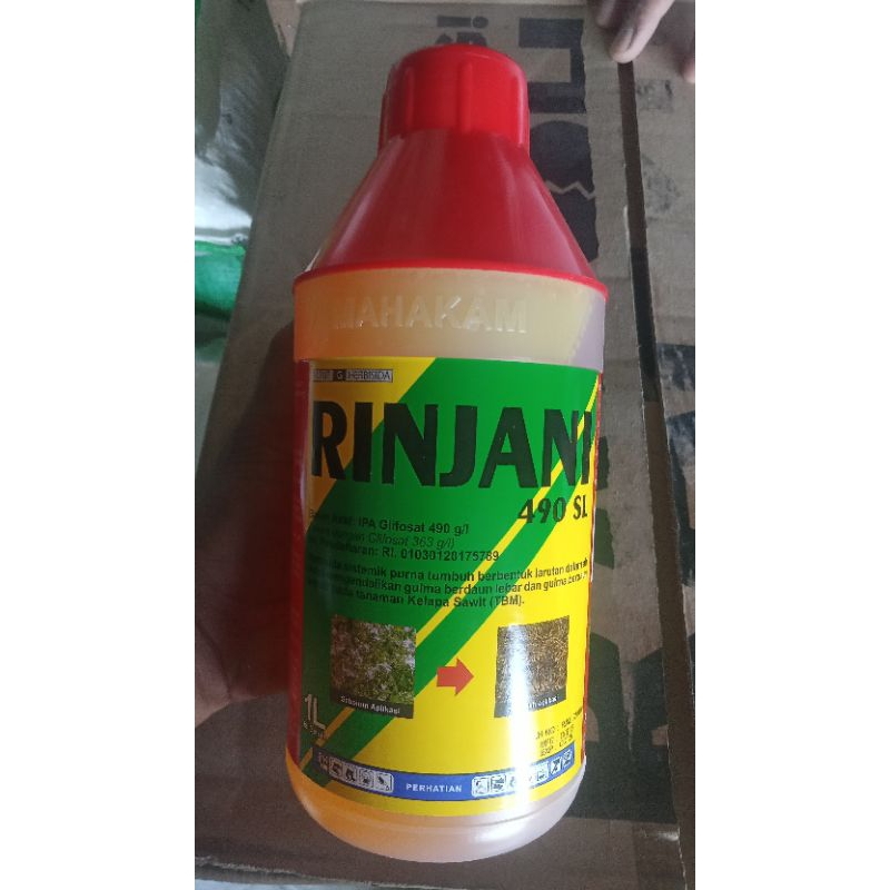 Jual Herbisida Rinjani 490 SL Racun Rumput Kemasan 1 Liter | Shopee ...