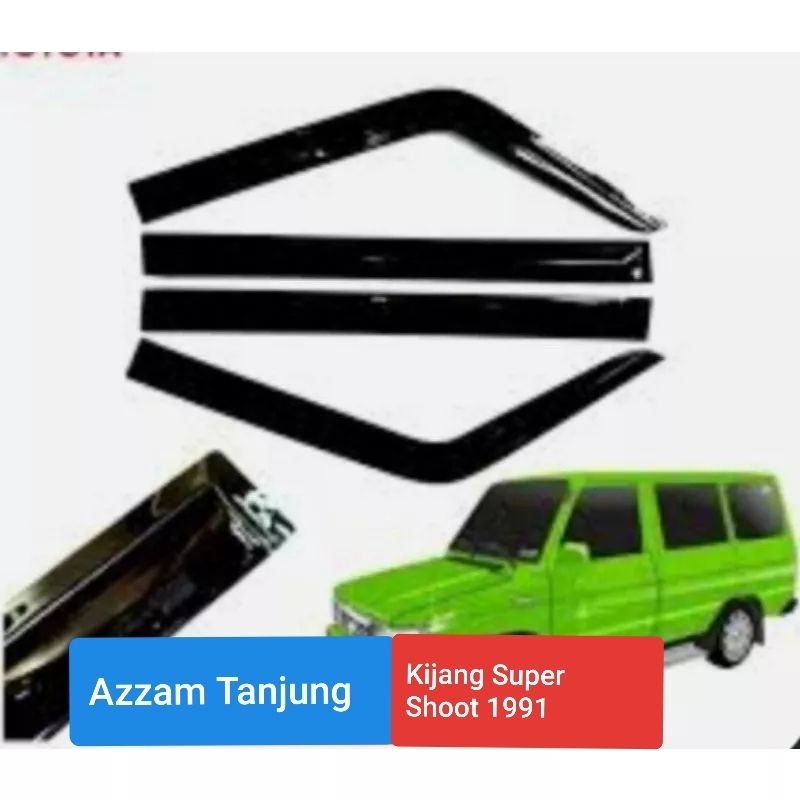 Jual Talang Air Pintu Mobil Toyota Kijang Super Shoot Th Model Slim Cembung Shopee Indonesia