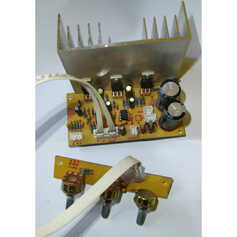 Jual kit Ampli simbadda 2.1 TDA2050 Subwoofer, 3 Channel out speaker