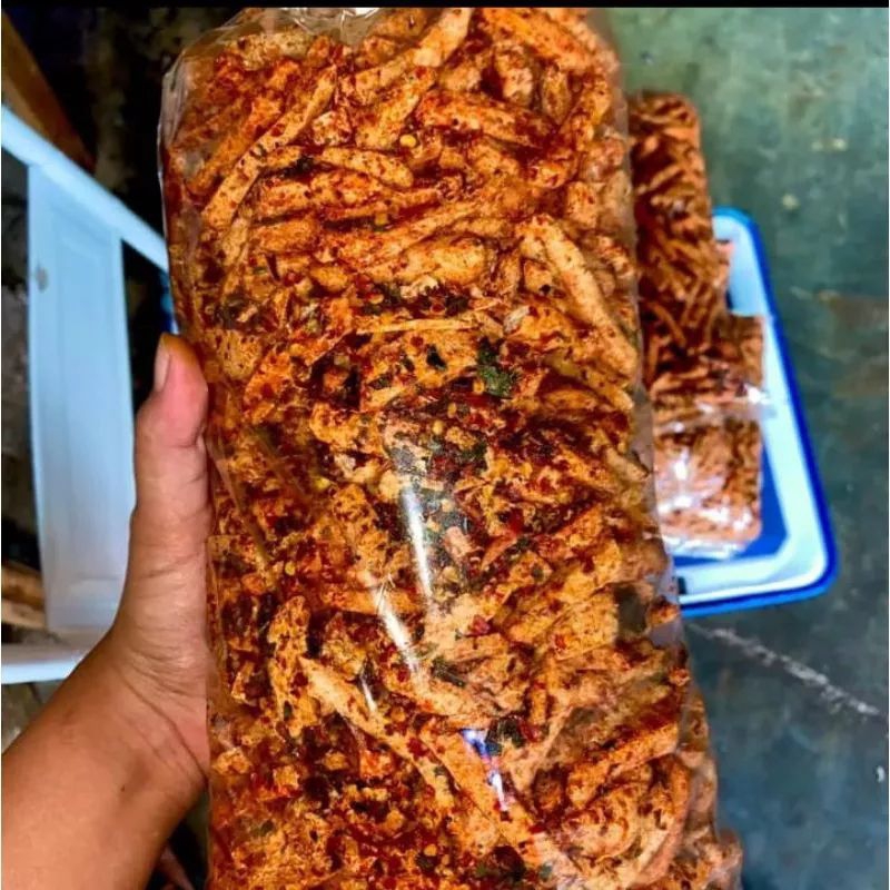 Jual Basreng Sultan Viral Pedas Daun Jeruk Isi 1kg Shopee Indonesia