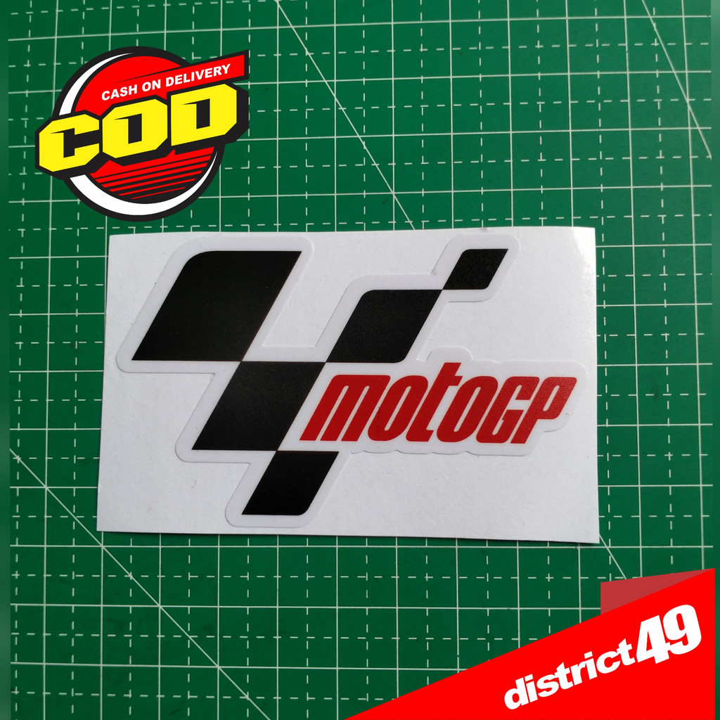 Jual Stiker Print Cut MOTO GP Laminasi Glossy bahan tebal anti air ...