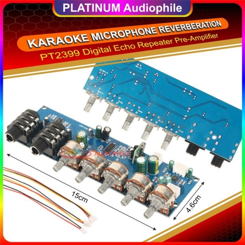 Jual PT2399 Karaoke MIC Microphone Reverberation Modul Digital Echo ...
