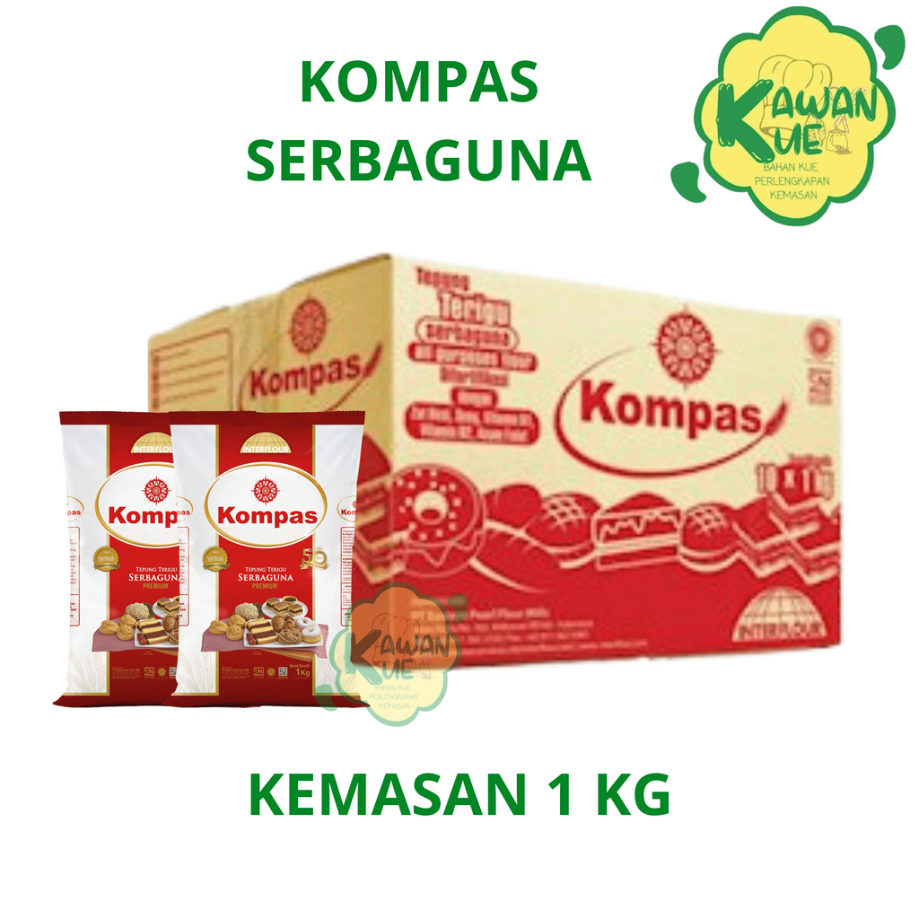 Jual TEPUNG KOMPAS SERBAGUNA Kemasan 1 Kg | Shopee Indonesia