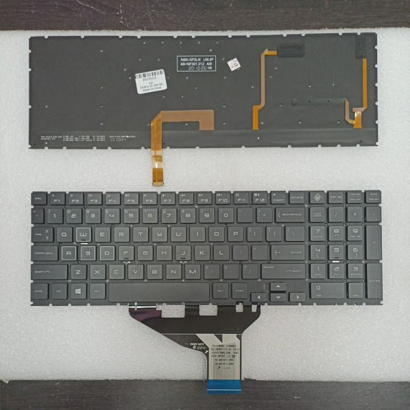 Prise DC Jack De Remplacement Pour HP Omen 15-DH Series - Compatible Réf. TPN-C141, TPN-C143, L52816-S46, Etc.
