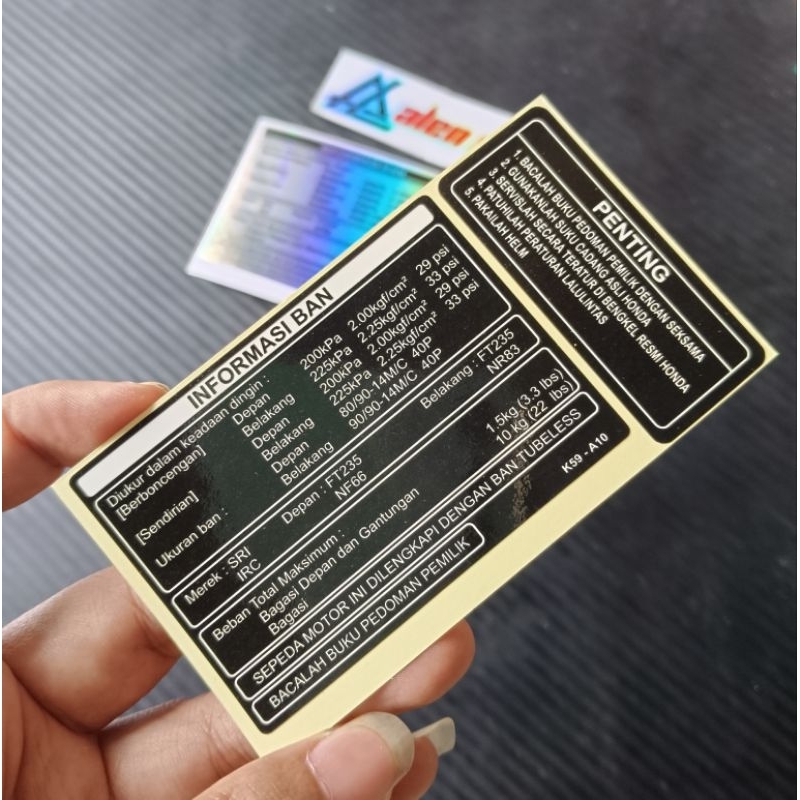 Jual STIKER PRINCUTT INFORMASI BAN | Shopee Indonesia