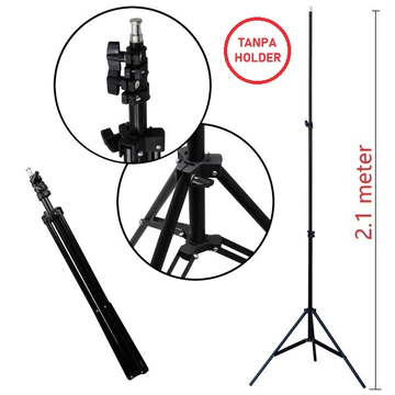 Paket Komplit Tripod 2.1M Mini Ball Head Ball Holder Premium Holder E Tomsis 1 Tombol