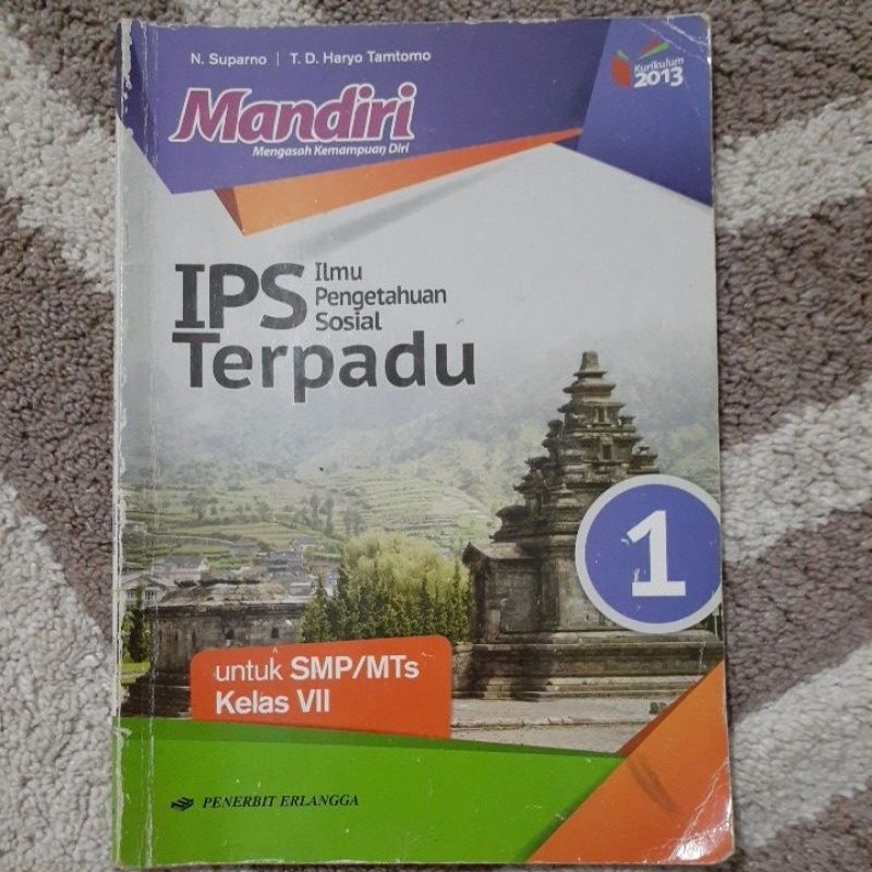 Jual Mandiri Ilmu Pengetahuan Sosial (IPS) SMP/MTs Kelas VII - Erlangga ...