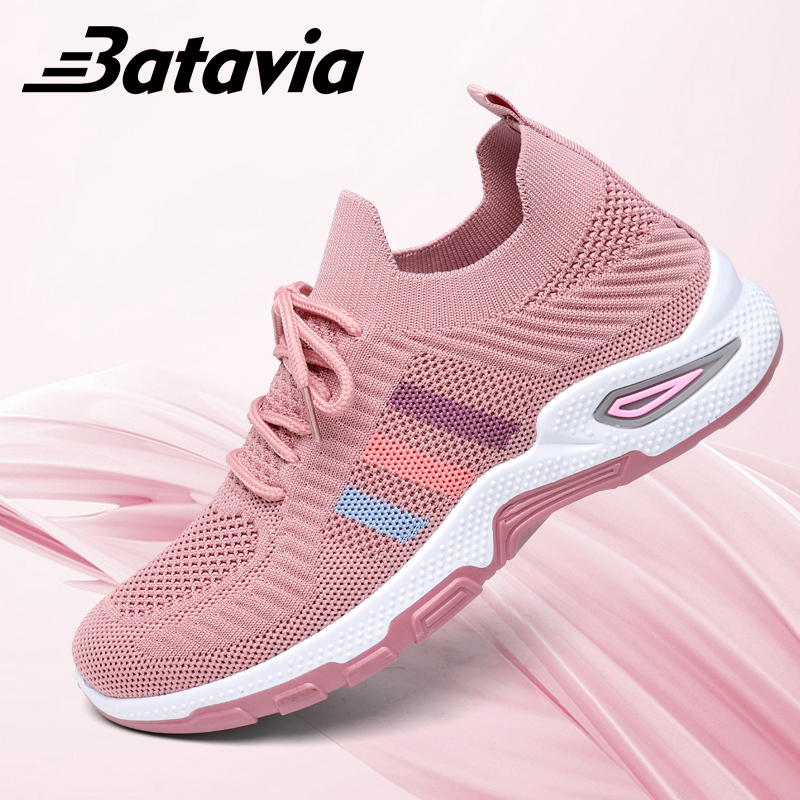 Jual Batavia Grosir Sepatu Kanvas Wanita Rajut Sepatu Wanita Sepatu Hitam Sepatu Wanita Sport