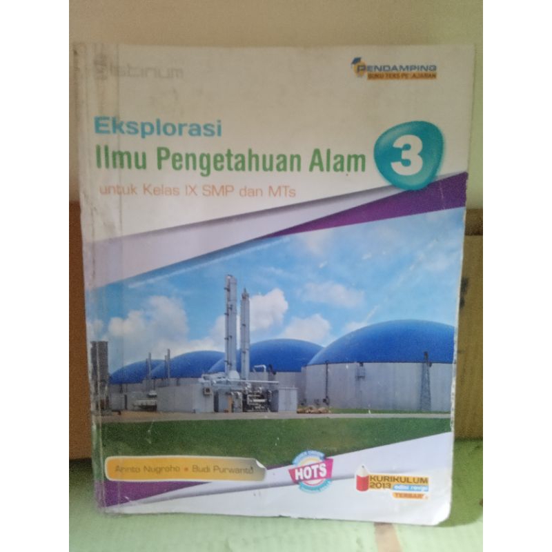 Jual Buku Eksplorasi Ilmu Pengetahuan Alam 3. Untuk Kelas IX SMP Dan ...